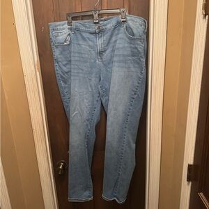 Women’s Size 20 Reg. Old Navy Denim Jeans in Light Blue with Contrast Stitching